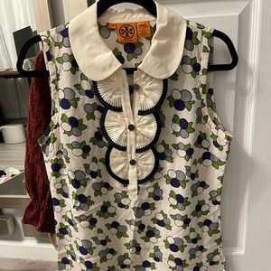 Tory Burch silk blouse size 8